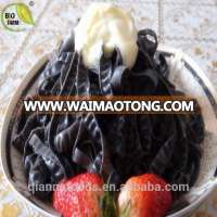 Gluten free organic instant black bean pasta noodles